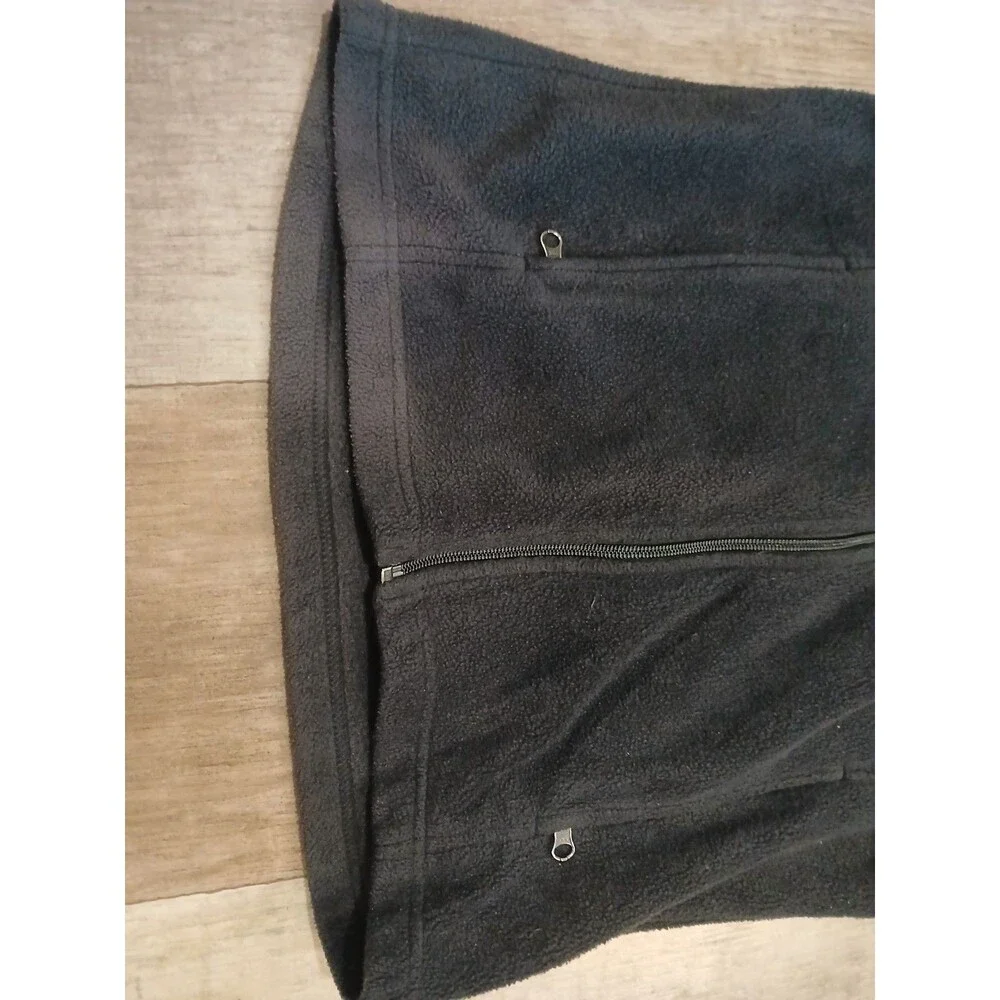 Columbia Youth Fleece Jacket; Gray, Size L (14/16); Long Sleeve Full Zip *Defect